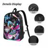 3Pcs Spamton X Tenna Deltarune Backpack Set for Boy Girl Pencil Boxes Bookbag Sets with Lunch Box For School Students Knapsack