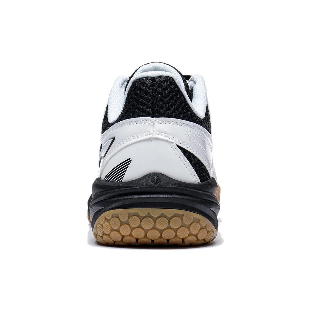 New LiNing Seamless Abrasion Resistant Breathable Low Top Badminton Shoes Unisex White Black AYTT025-1