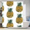 Ananas-Print Duschvorhang Wasserdicht Badezimmer Dekoration