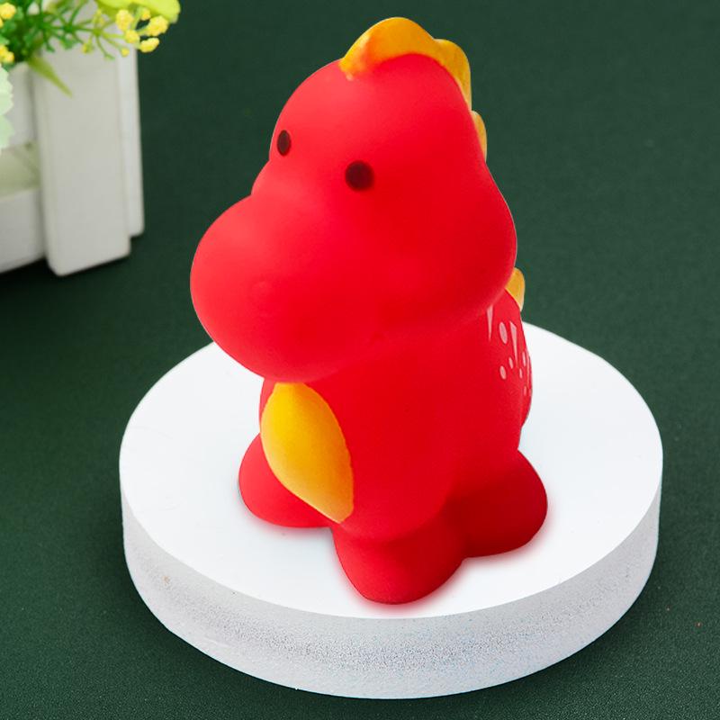 Infant Water Play Silicone Dinosaur Bath Toy Set