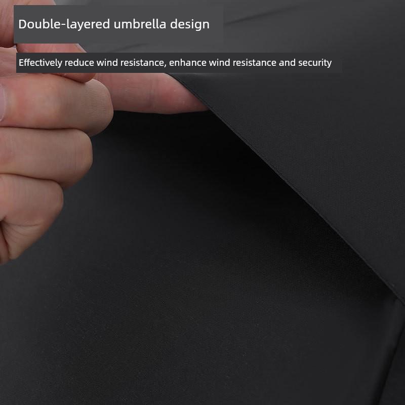 Double-Layer Wind-Guiding Fully Automatic Umbrella, Anti-Typhoon Reinforced Thickened Super Water-Repellent Umbrella, 70% off Fold Men's Portable