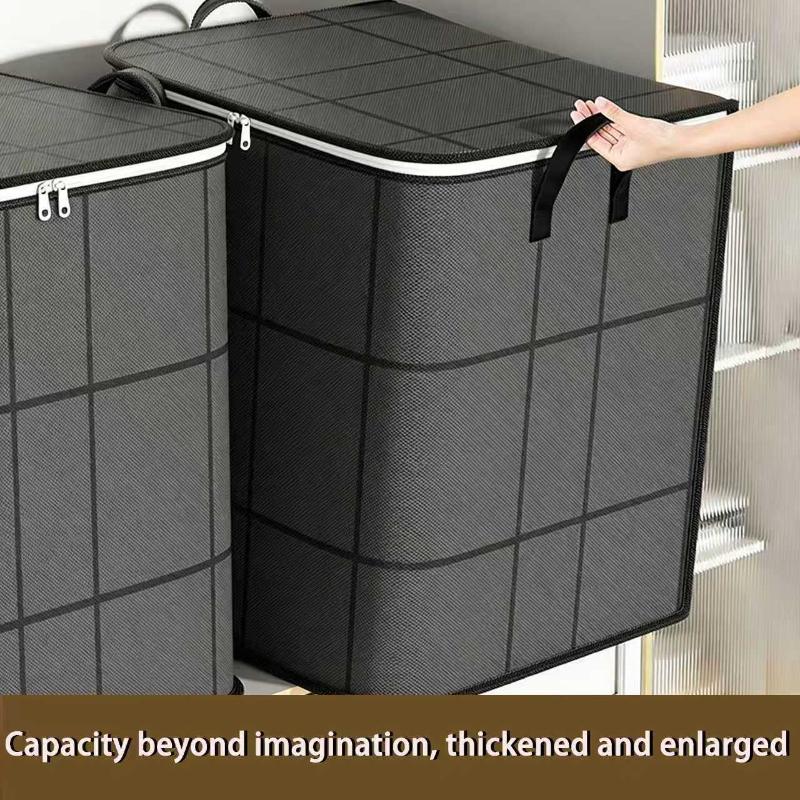 Blanket and Bedding Organizer Bag Large Capacity Foldable Storage Solution for Tidy and Easy Organization