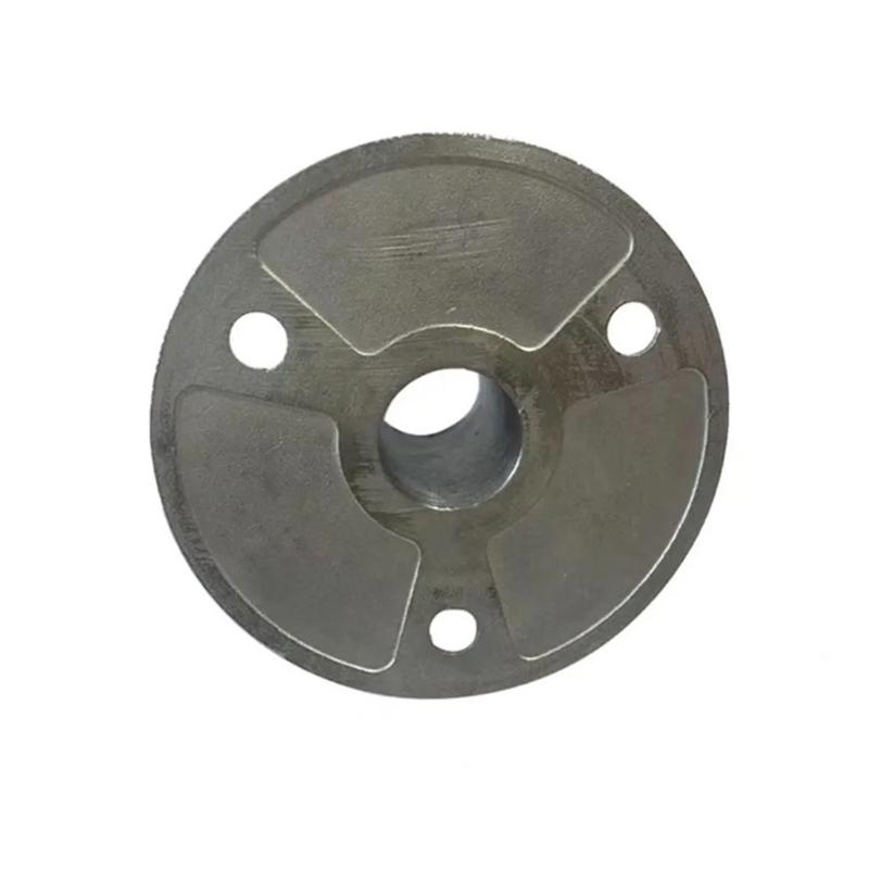 Round Flange Marine Antenna Mount with Three Countersunk Holes, 316 Stainless Steel 1 Inch Threaded Boat Base for Yacht Marine Hardware Repair