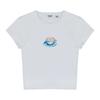 Jack Wills Womens/Ladies Coffee Cup Fitted Crop Top