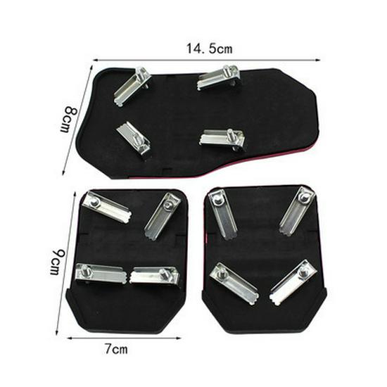 Non-Slip Car Foot Pedal Set for Manual/Automatic Cars