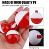 8Pcs/Set Fishing Bobbers Set Mix Size 2-4.5Cm Snap Hard Abs Fishing Floats Round Bobbers Push Button Buoy Floats Fishing Tackle