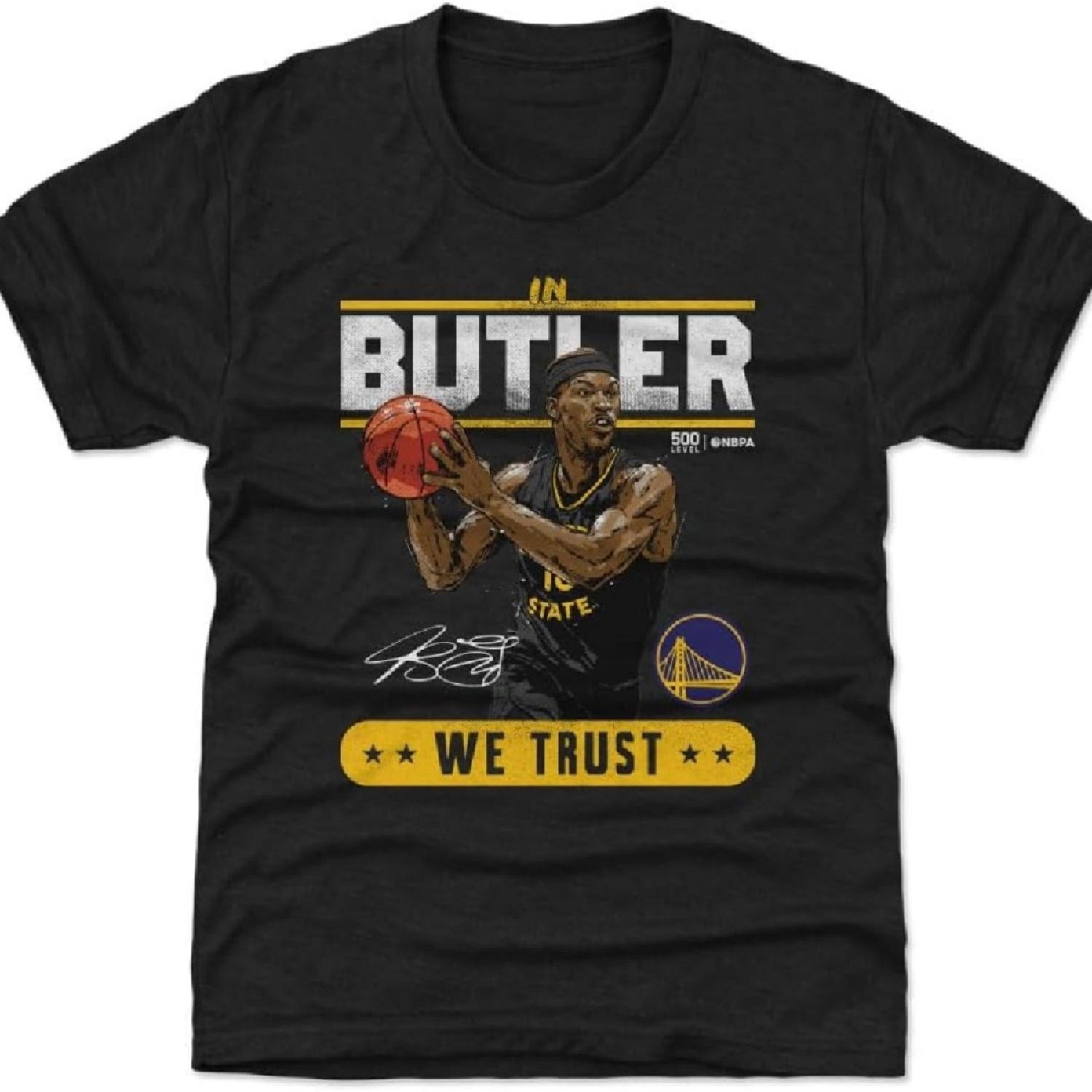 

500 LEVEL Jimmy Butler Golden State Warriors Youth Shirt - Jimmy Butler Golden State Warriors Trust XXXXXL