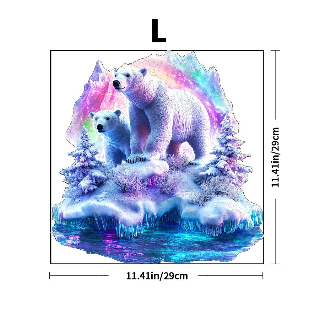 Elephant With Flowers Wooden Puzzle Irregular Small Animal Pieces Flat Wooden Puzzle