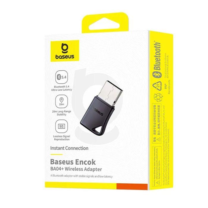 Adaptateur Wi-Fi USB - BASEUS - Encok BA04+ - Bluetooth 5.4 - Noir