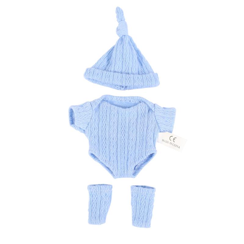 Puppenkleidung für 7,87 Zoll Babypuppen Kleidung Spielzeugpuppen Zubehör Geeignet für 20cm Puppe Strampler Pullover Puppenkleidung Zubehör