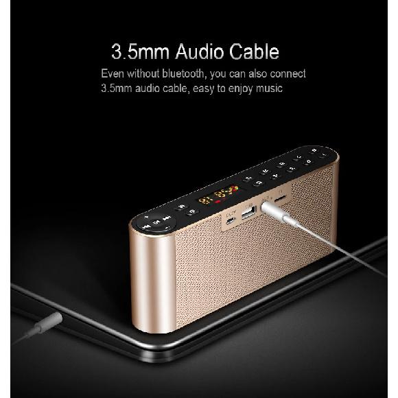 Bluetooth Speaker High-definition Dual Portable Wireless Speakers with Mic TF FM Radio Loudspeakers Sound Box