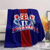 Universidad de Chile Print Flannel Blanket, High quality Comfortable for All Seasons, Home Decor, Warmth and Comfort, Perfect for Christmas Gifts