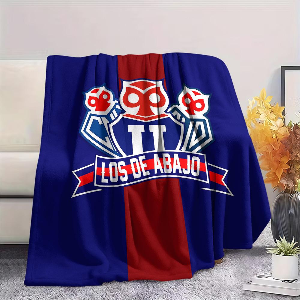 Universidad de Chile Print Flannel Blanket, High quality Comfortable for All Seasons, Home Decor, Warmth and Comfort, Perfect for Christmas Gifts