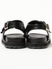 B:MING LIFE STORE by BEAMS Women's Buckle Belt Sandals (Sizes 22.5-24.5cm) Black, Size 22.5