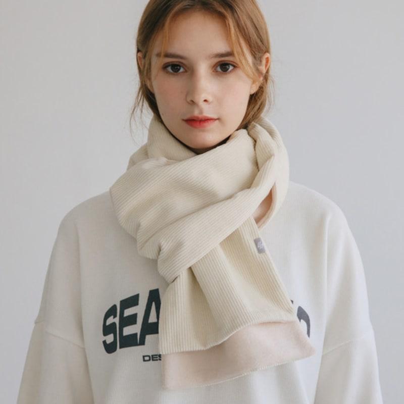 

SEARCH410 Corduroy Essential Muffler Blue