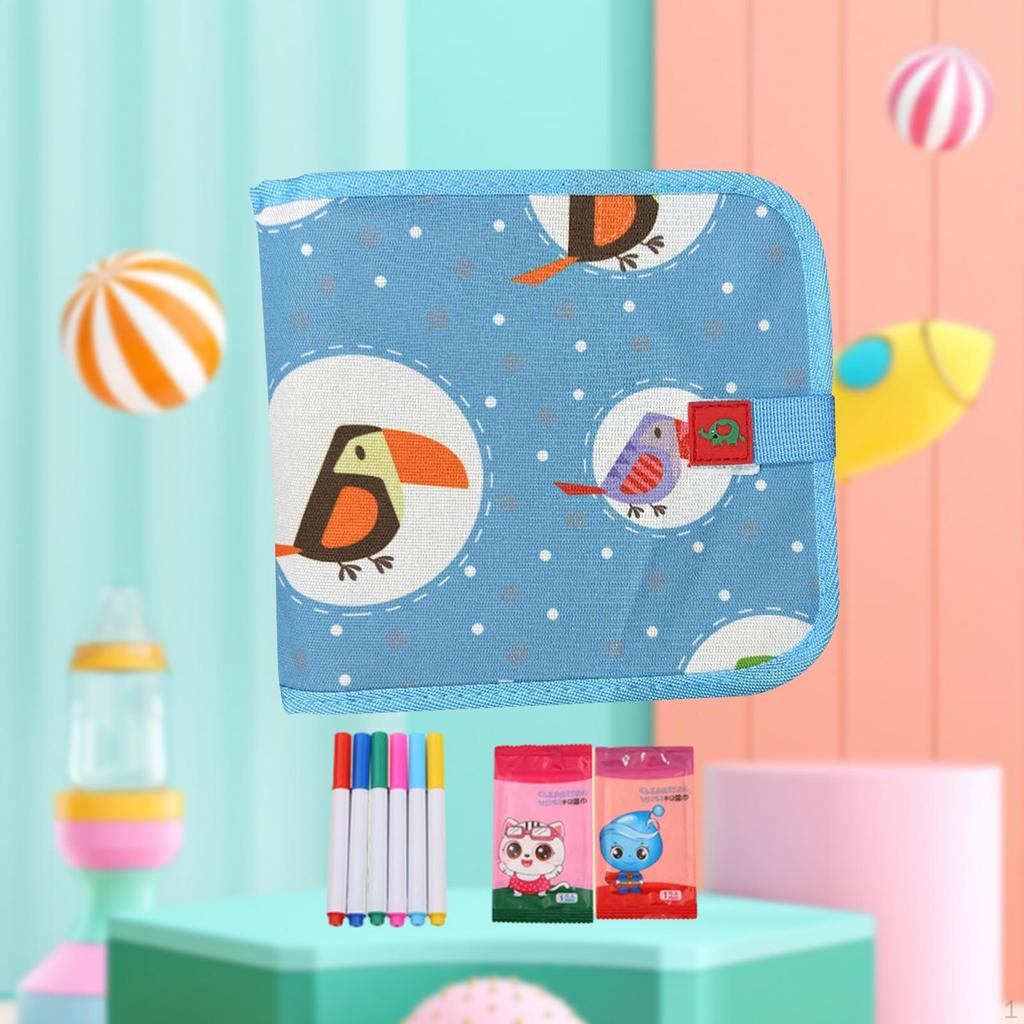 Přenosná podložka na psací desku s mazatelnou knihou Doodle Set kreslení pro děti