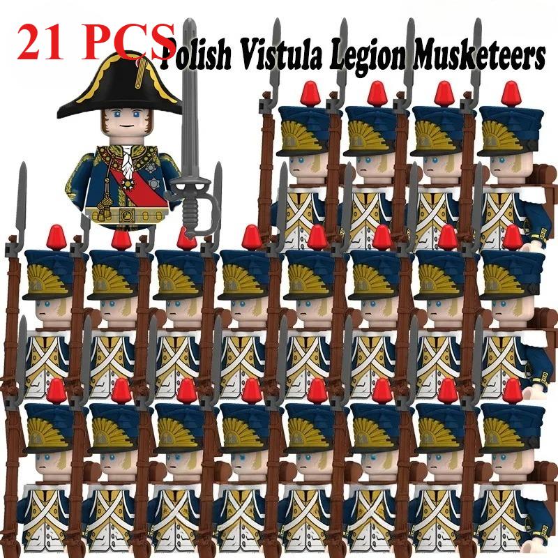 Napoleona Fusilier Lancer Karavīru Mini Rīcības