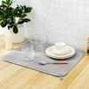 Kitchen Countertop Dish Drying Mat for Cookware, Cups, and Dining Table Placemat