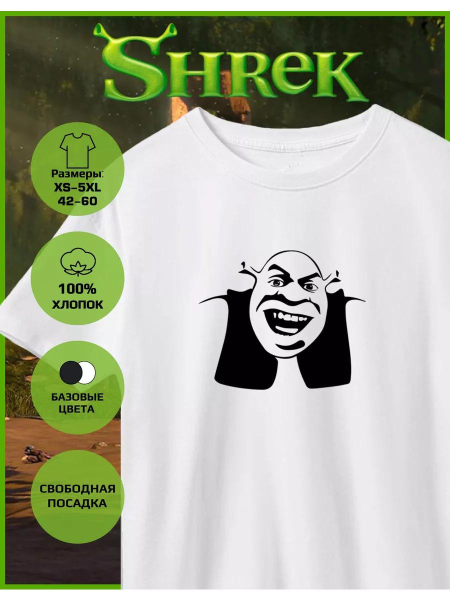 T-shirt with Shrek print 4XL