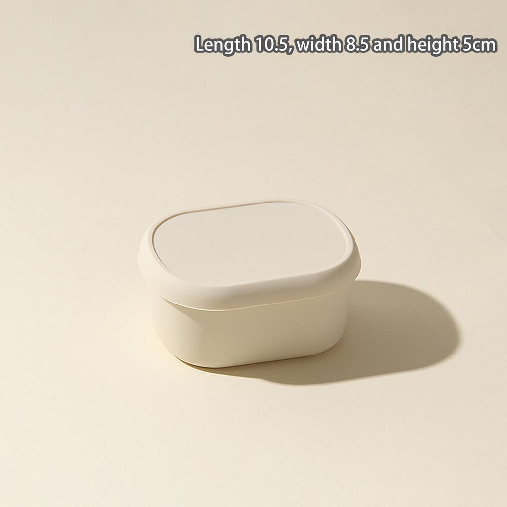 Food Safe Silicone Lunch Box with Sealed Lid 1/3Pcs 200/300/600ML Leak Proof Portable Container for Office Workers Travel