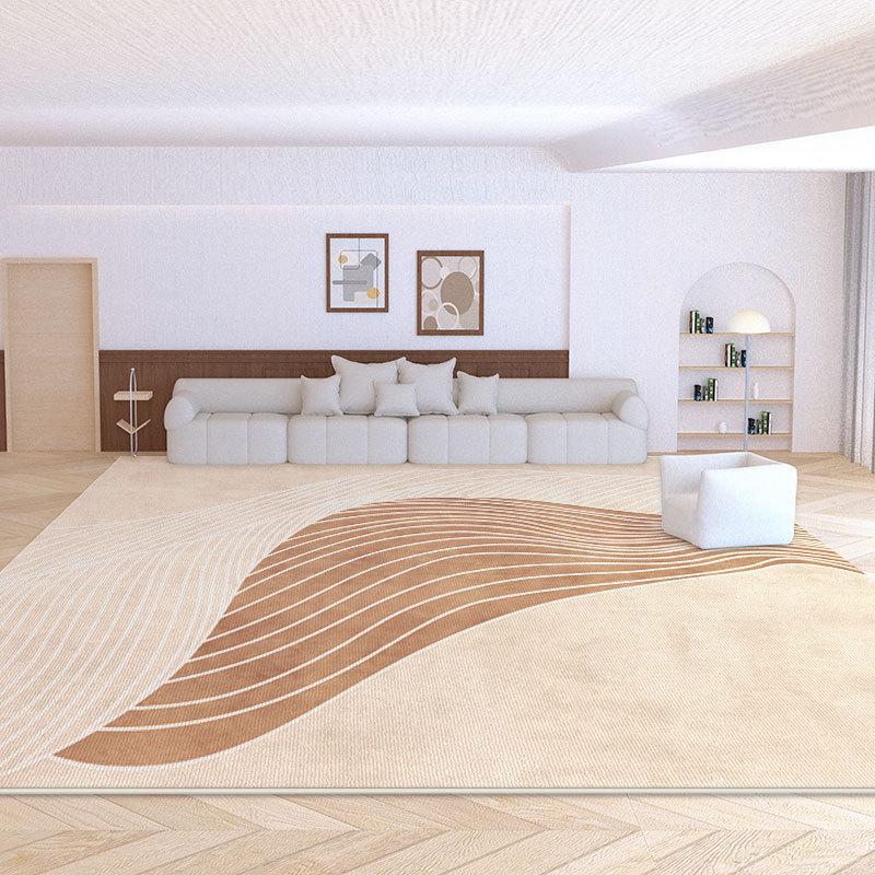 Large Dirt-Resistant French Carpet for Living Room or Bedroom - Easy-Care, Waterproof Velvet for Coffee Table & Sofa