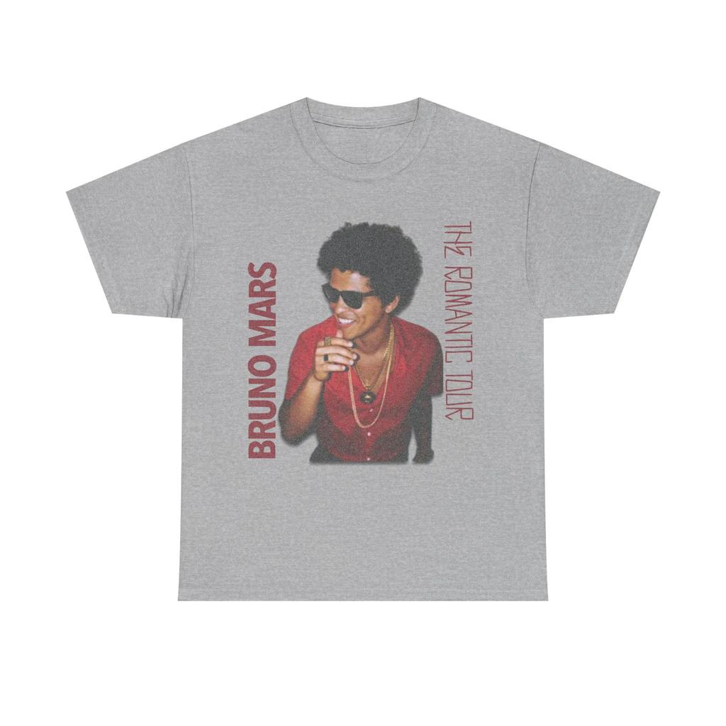 Bruno Mars The RoUnisextic Tour 2026 Summer Unisexs and Womens Cotton TShirts Fan Souvenirs Comfortable High Quality Ins Y2K