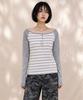 TOPGIRL Raglan Stripe Off-Shoulder Top_T621Tp120