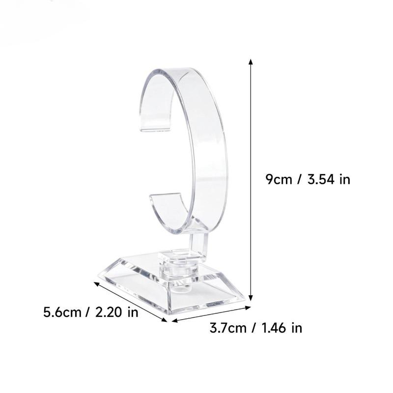 

Watch Bangle Jewelry Display Holder Detachable Acrylic Clear Decorations Stand Retail Shop Showcase Bracelet Storage Rack 1PC