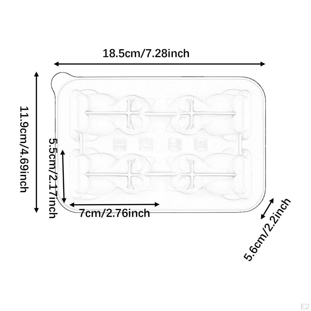 Silicone Chilled Cube Tray Portable DIY Making Tool for Tea Drink Juice black
