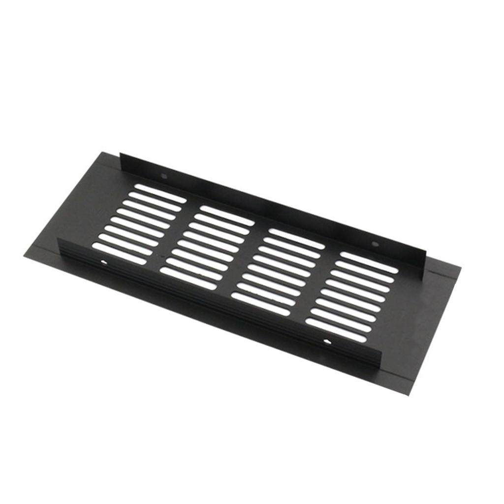 Wide Vent Perforated Sheet Aluminum Alloys Air Vent Cover Ventilations Grilles Rectangles Metal Louvered Grills Cover