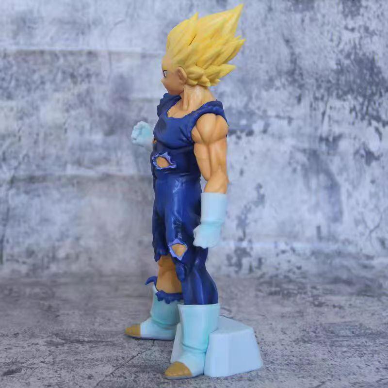 25cm Dragon Ball Z Anime Roar Majin Vegeta Double Headed Super Figure Saiyan Form Pvc Action Figures Statue Model Toys Gifts