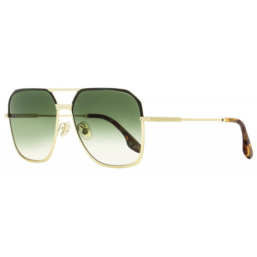 

Victoria Beckham Women s Navigator Sunglasses VB212S 700 Gold Havana 59mm 700