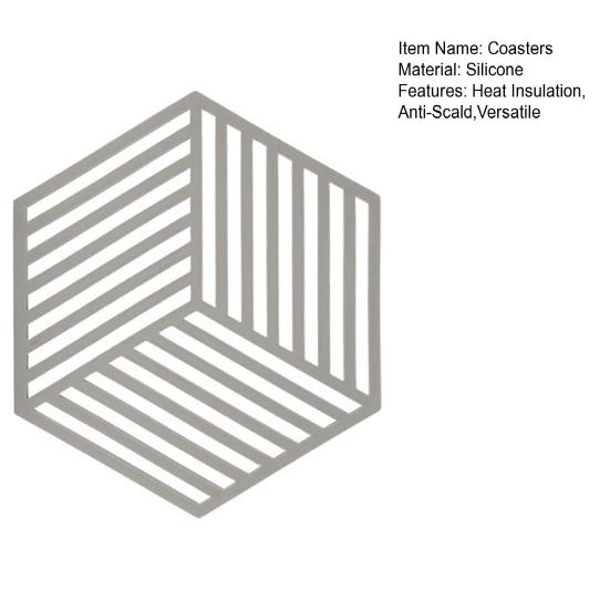 Suport de vasă din silicon Hexagonal Suport de masă Suport pentru oală Rezistent la căldură și Anti-alunecare Covorașe de masă Tampoane izolante pentru protecția biroului pentru casă Bar Cafenea