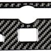 Carbon Fiber Interior CD Panel Frame Trim Cover Fits Infiniti Q50 Q60 2014-