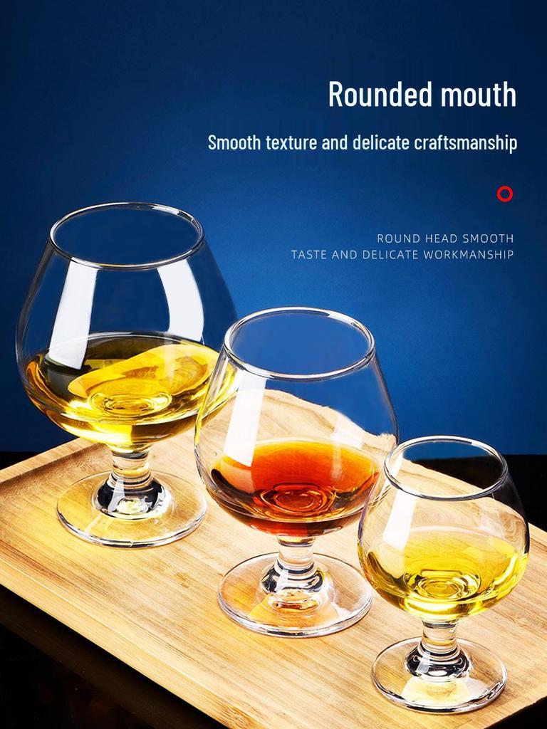Juego de Cristalería para Bebidas: Copas de Baijiu, Whisky, Vino de Tallo Alto y Brandy para Uso Doméstico