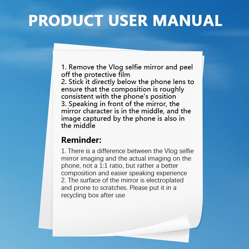 Universal Smartphone Selfie Vlog Spiegel Für Iphone Samsung Foto Video Selfie Vlog Zubehör Tragbare Spiegel Booster Selbst Tz08