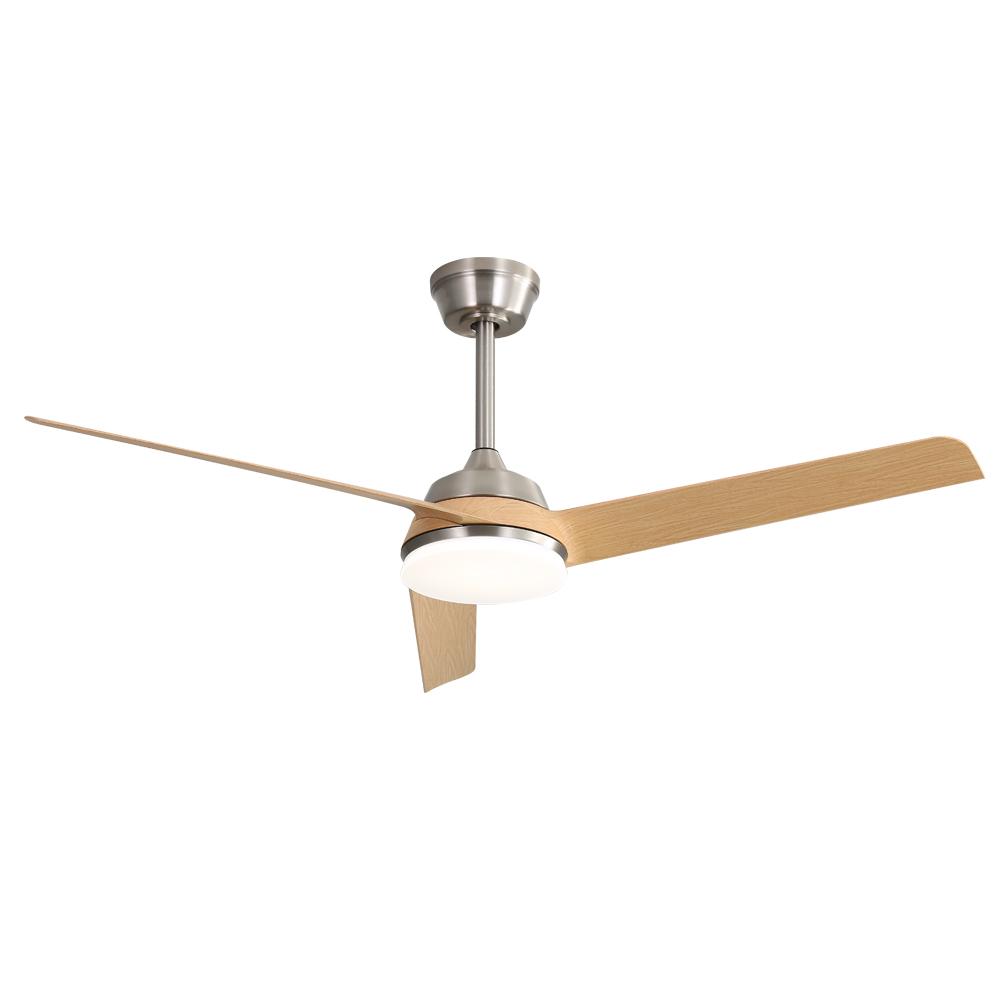 USA In Stock 52 Inch Nordic Ceiling Fan Outdoor Ceiling Fan with Light Modern Ceiling Fan with Light and Remote Control
