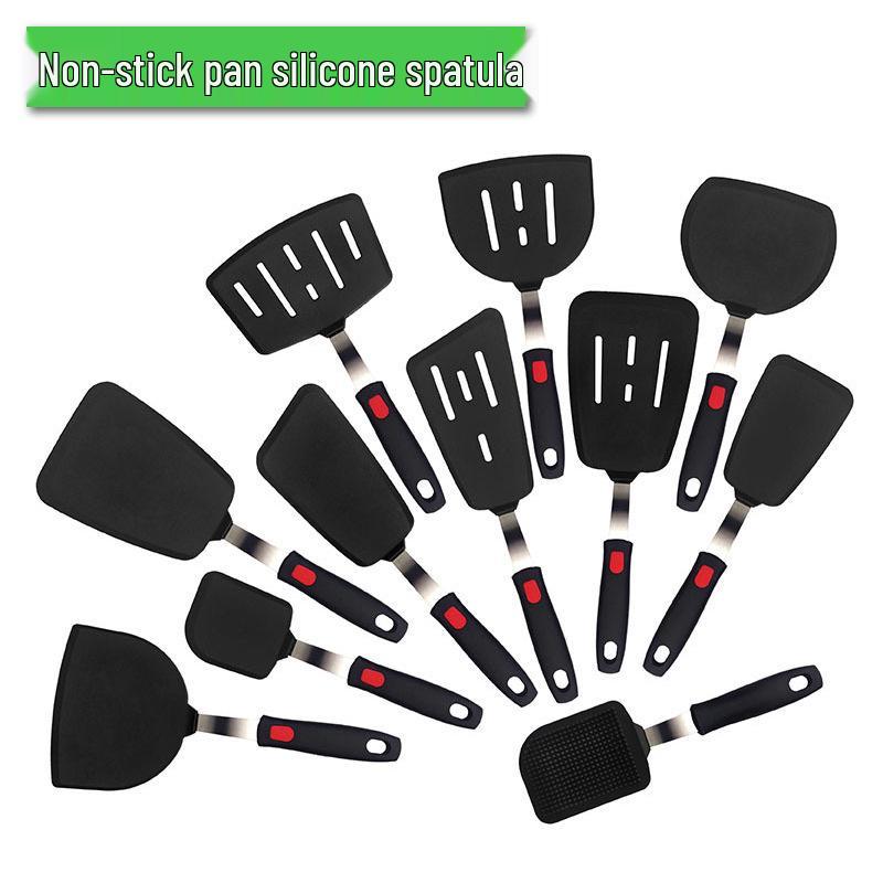 Antihaft-Silikonspatel-Set - Teppanyaki-, Pfannkuchen- & Tamagoyaki-Wender
