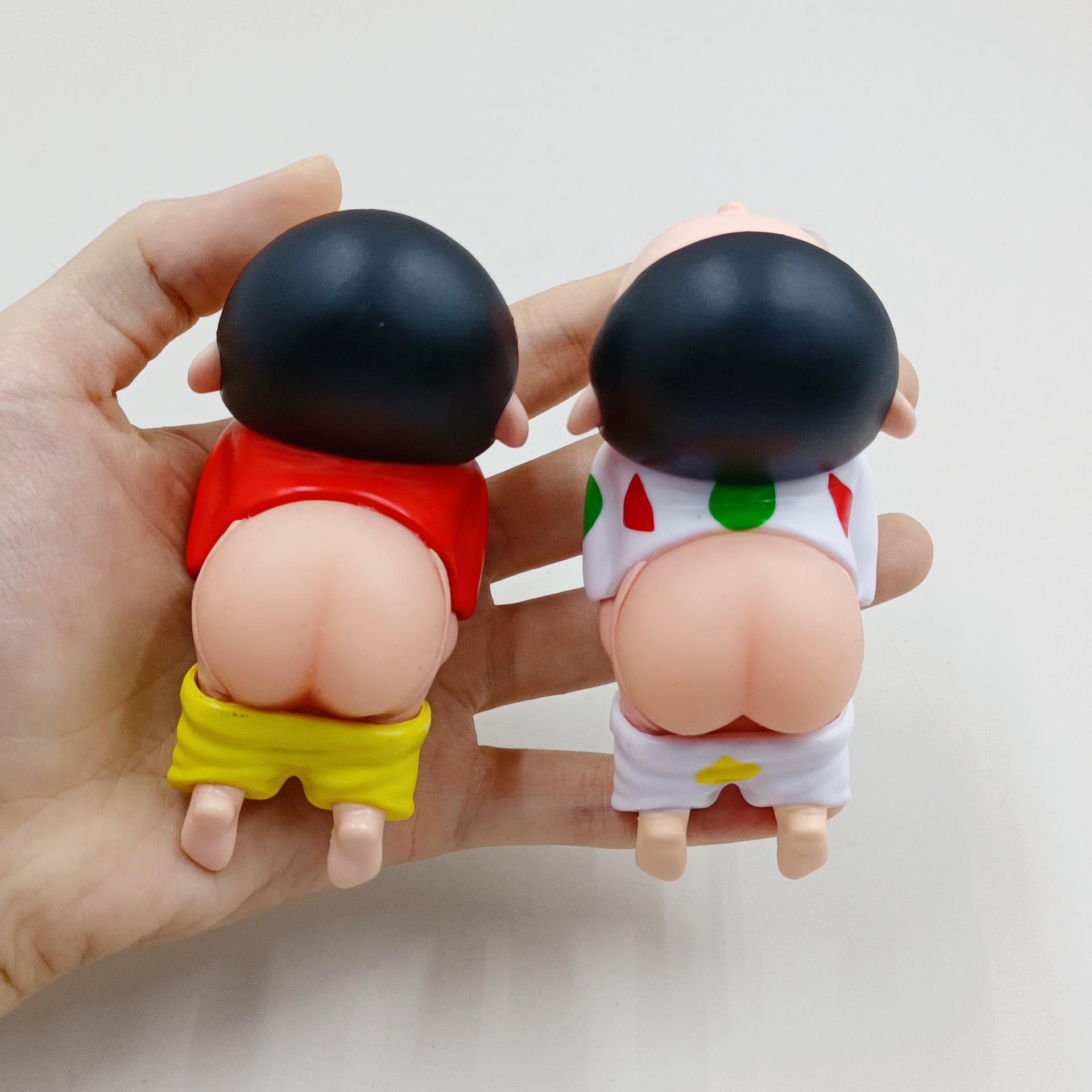 

Crayon Shin-chan Silicone Squishy Toy - Cute Desktop Ornament Classic Style