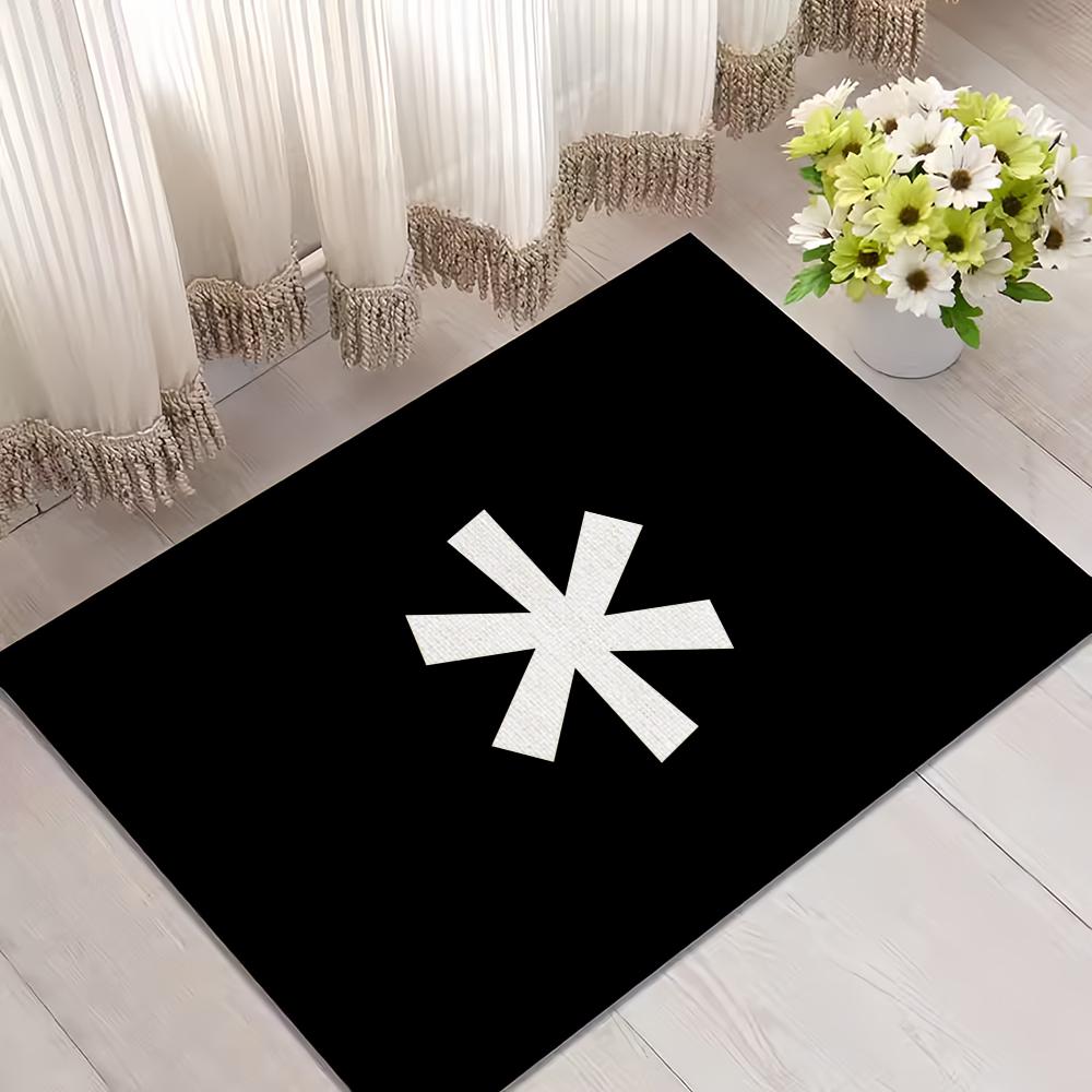 Peak Snow Welcome Doormat - Non-Slip Entrance Rug for Balcony, Bathroom & Bedroom, Cool Home Decor with Logo