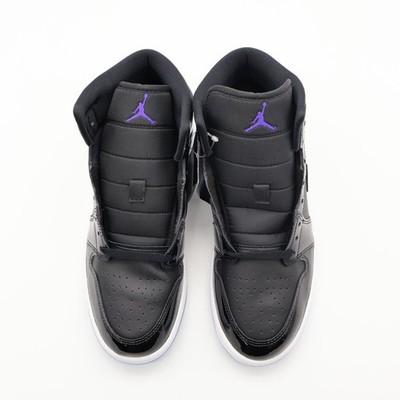 DV1308-004 Nike Air Jordan 1 Mid Space Jam Black Dark Concord White (Men's)