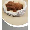 Cozy Open-Top Pet Bed Dogs Cats Winter Warm Thickened Floral Print Nest House Four Use