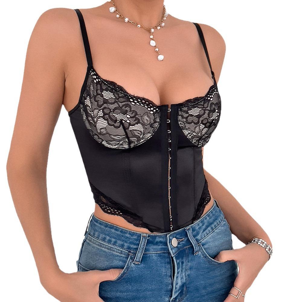 Hot-Selling Sexy Lace Camisole: Women's Underwire Summer Set