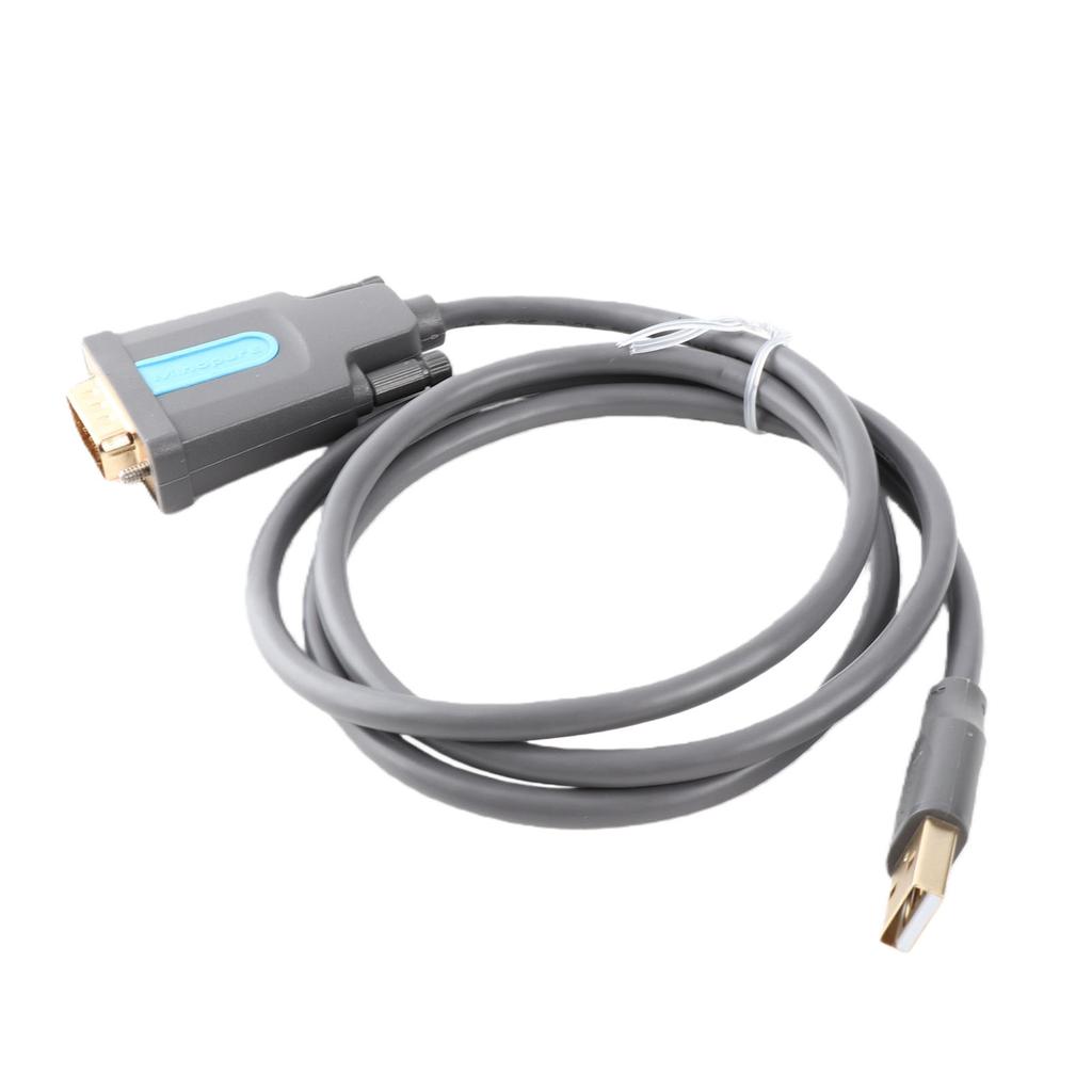 Mindpure Serial Port Cable US015 USB To DB9 RS‑232 Male To Male Computer Converter Cable
