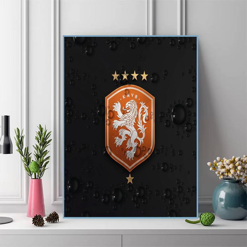 KNVB 100% Round Full Drill 5D DIY Diamond Painting Embroidery Cross Stitch Rhinestone Décor
