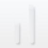MUJI Polypropylene Bag 12cm Wide x Deep x 1cm Pack of 5 Clips, Semi-Transparent, Large, 1.5cm High, 12057086,