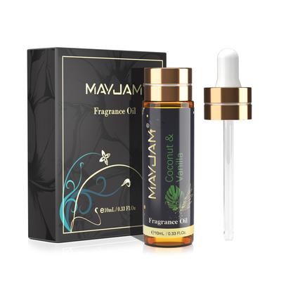 MAYJAM 10ML/0.33FL.OZ Květinové a ovocné vonné oleje Ideální pro výrobu mýdlových svíček, aromaterapeutický difuzér, péči o pleť, masáže, koupel, relaxaci