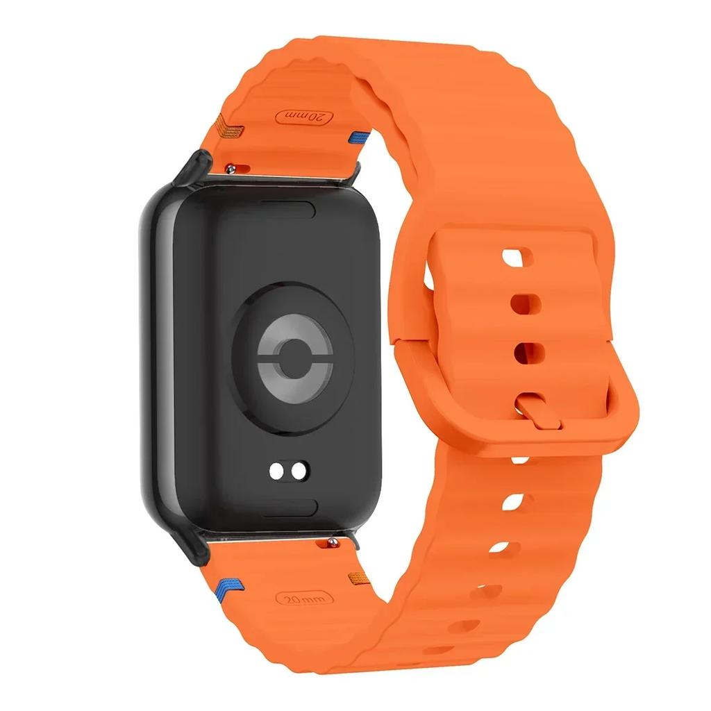 Silikonarmband für Redmi Watch 5/4 Armband Ersatz Atmungsaktives Handgelenk Sportband Correa für Mi Band 9/8pro Weiches Armband