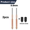 For Creality Hi/K2/K2 Pro/K2 Plus High-Flow Nozzles,Quick Change (0.2/0.4/0.6/0.8mm) High-Flow Steel-Tip Copper Nozzles&Titanium