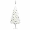VidaXL Artificial Christmas Tree with LEDs and Balls White 180 Cm 3077720